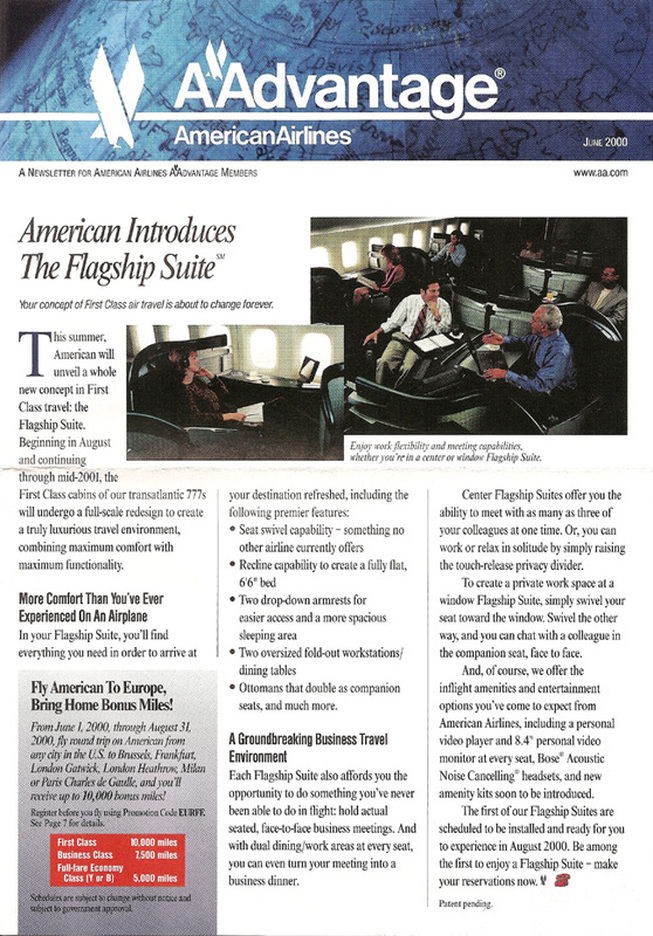 American Airlines AAdvantage newsletter written by Lawri (Murray) Williamson